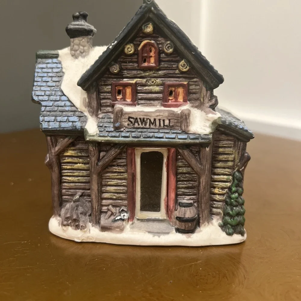 Porcelain Sawmill Glass Door Can Be Made To Night Light (no Light Included)